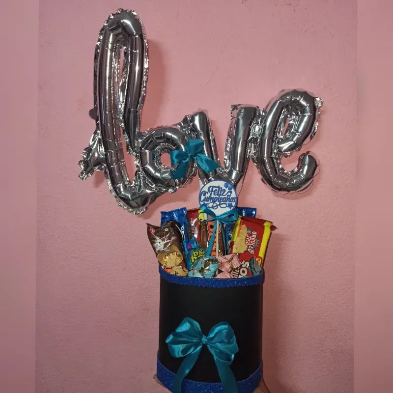 Bouquet con globo love