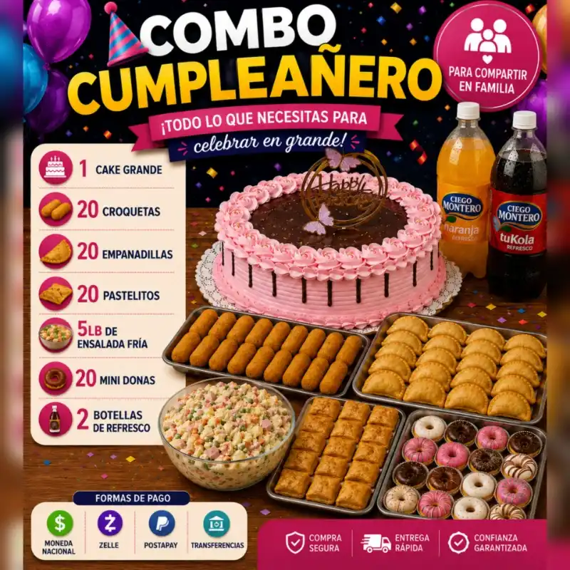 Combo cumpleañero 1