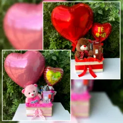 Peluche, fragancia y dulces