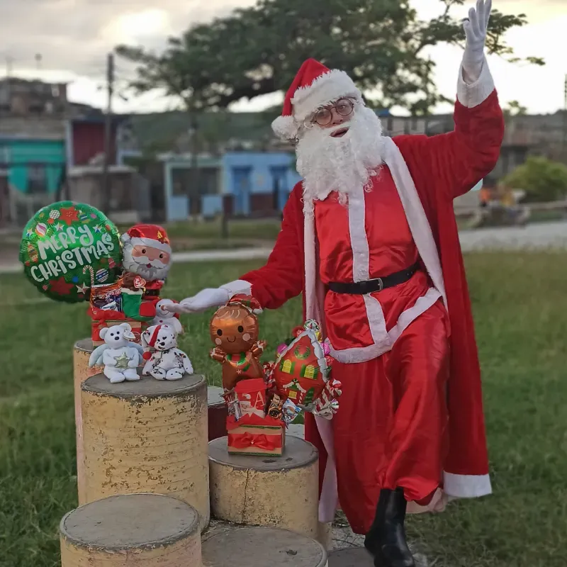 Servicio de entrega de regalos con Santa Claus 