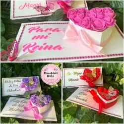 Tarjetas 3D para Mamá