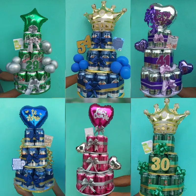 Torre de cervezas grandes