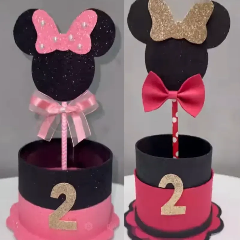 Centros de mesas Mickey y Minnie para confituras 