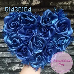 Corazón rosas eternas 