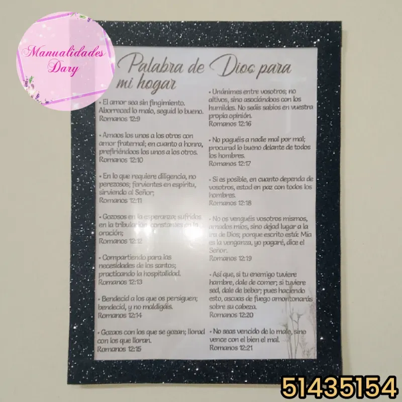 Cuadro de foami