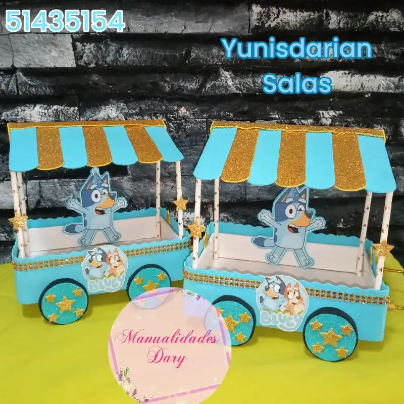 Base para dulces carrito 