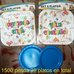 Platos biodegradables (30 pzas)