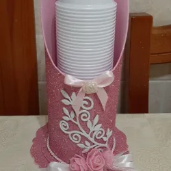 Porta vasos rositas 