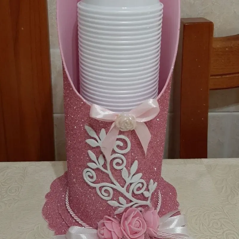 Porta vasos rositas 