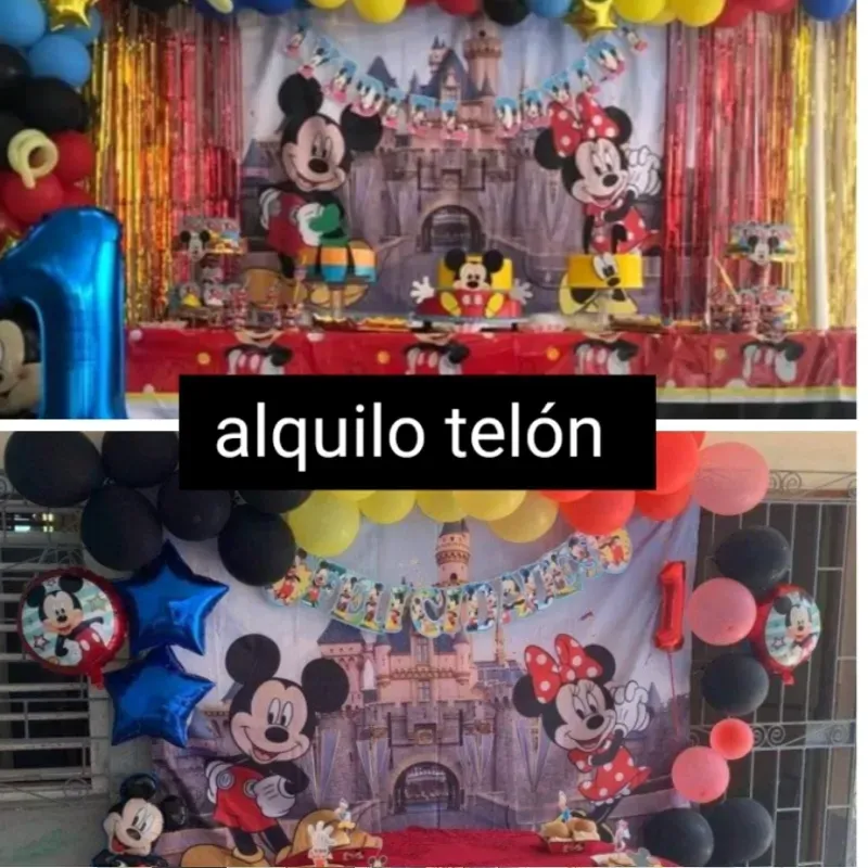 Telón Mickey Mouse 