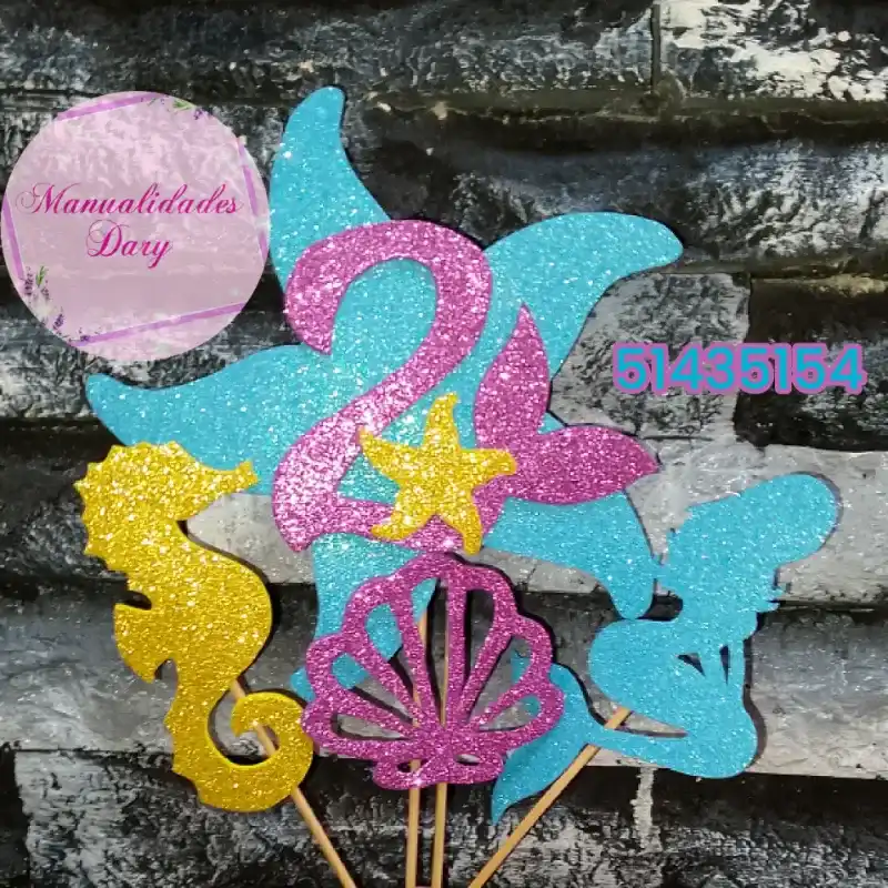 Topper conjunto sirena 