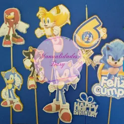 Toppers conjunto temáticos 