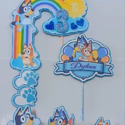 Decoración temática Bluey