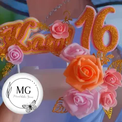 Decoración temática con rosas.