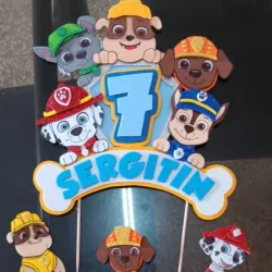 Decoracion temática Paw Patrol