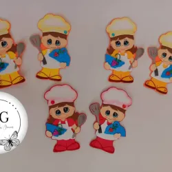 Pareja de cocineritos