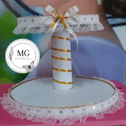 Soporte doble para dulces