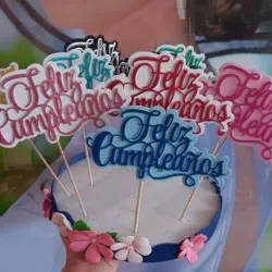 Topper Feliz Cumpleaños