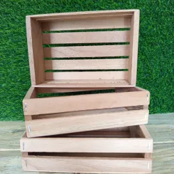 Cajas de madera pequeña