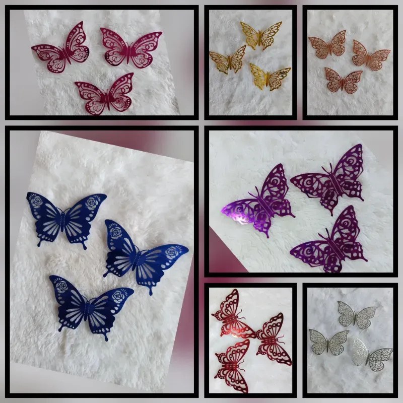 Mariposas metalizadas 