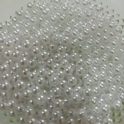 Perlas blancas 6mm
