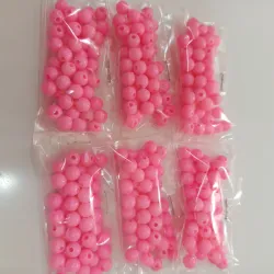 Perlas rosadas 8mm