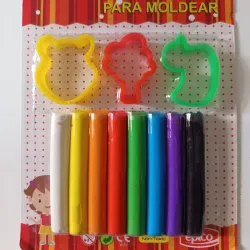 Plastilinas con moldes
