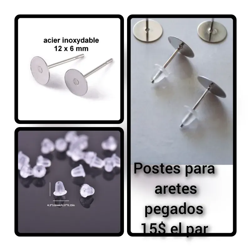 Postes para aretes 