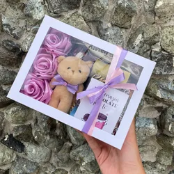 Caja chuche con rosas 