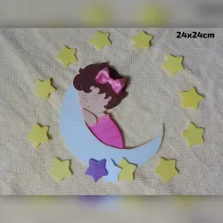 Bebé dormido 24 cm