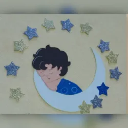 Bebé dormido 24 cm Niño 