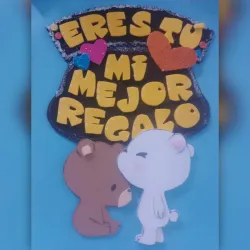 Cartel mensaje de cariño #1