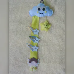 Colgante de maternidad Amarillo 30cm