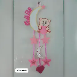 Colgante de osito en la luna 30 cm #2