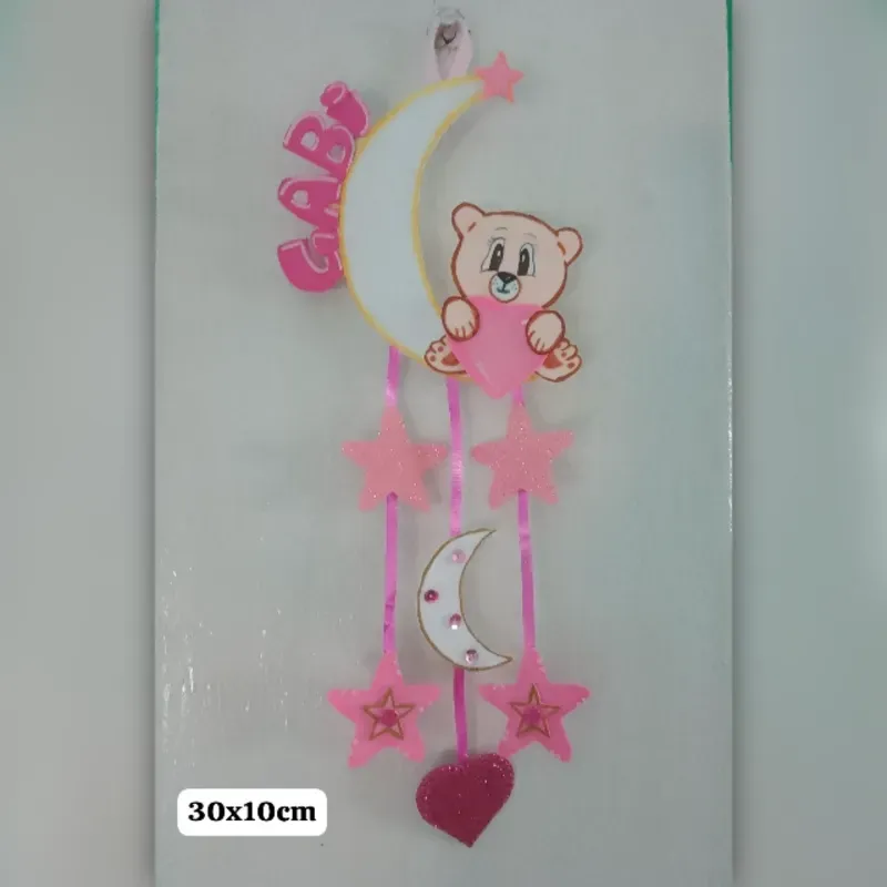 Colgante de osito en la luna 30 cm #2
