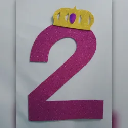 Letra 24 cm con Brillo
