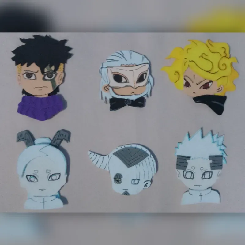 Pieza del anime Boruto 8cm