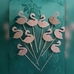 Topper silueta cisne 