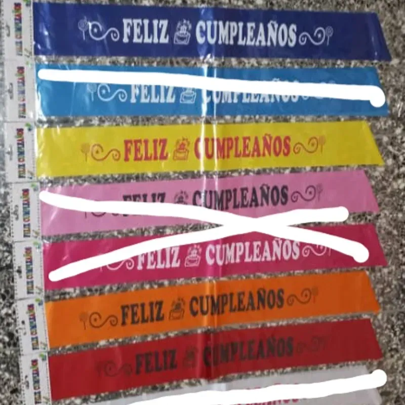 Bandas de feliz cumpleaños 