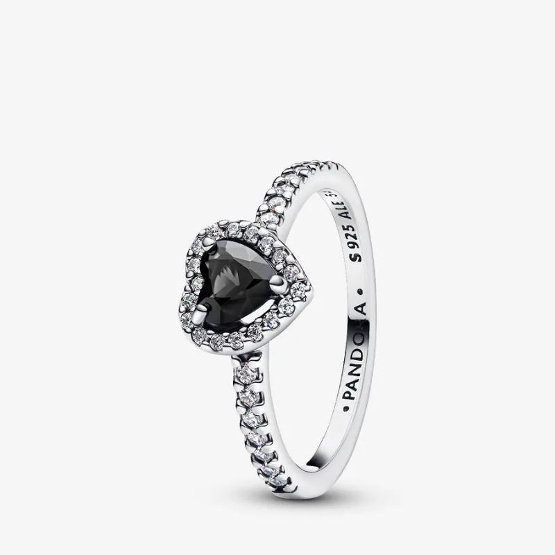Anillo de Corazón Negro
