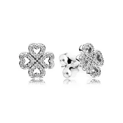 Aretes de Trebol de 4 Hojas 