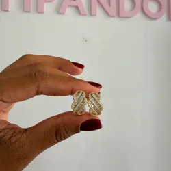 Argollas con circonias