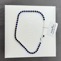 Brazalette con circonias azules 