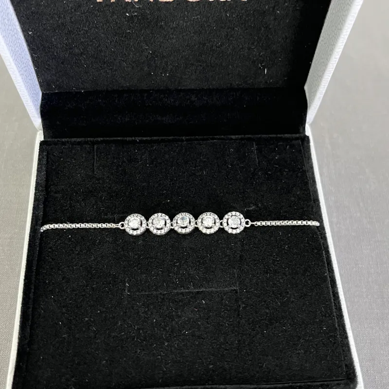 Brazalette de Circonias Redondas