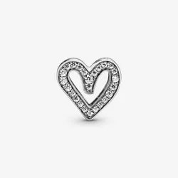 Corazón con circonias 