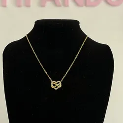 Corazón con infinito gold