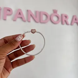 Corazón en pave rose gold