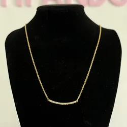 Dije con circonias gold