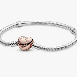 Flexible Cierre corazón rose gold