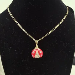 Cadena con dije de Mariquita 🐞